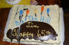Jim W7DHC birthday cake