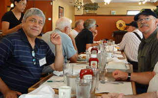Gathering at Parker's Steakhouse in Castle Rock on Aug 22, 2015